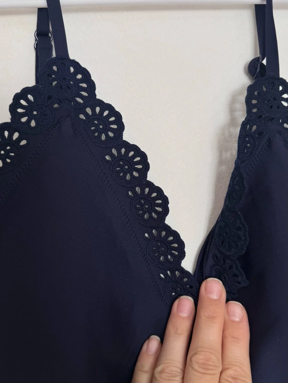 J. Crew Lana eyelet one-piece in Classic Sculpt™